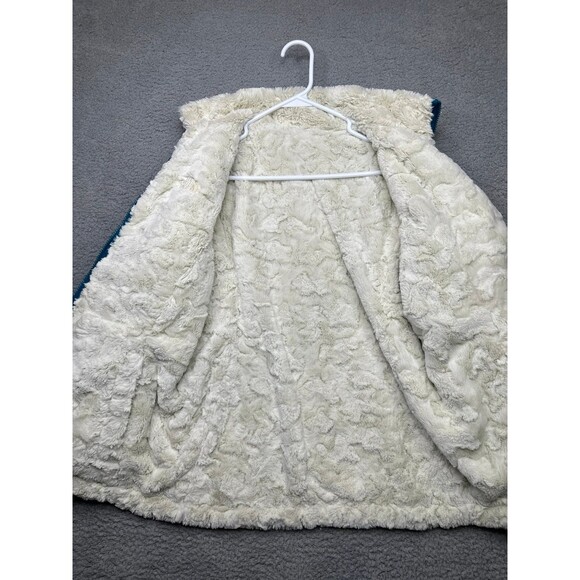 The north face puffer reversible girls Jacket deep lagoon size xl - Picture 5 of 9